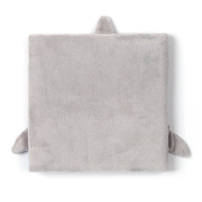 Fluffy Plush Lined Notebook - Adoramals Shark with Multi Colour Pen