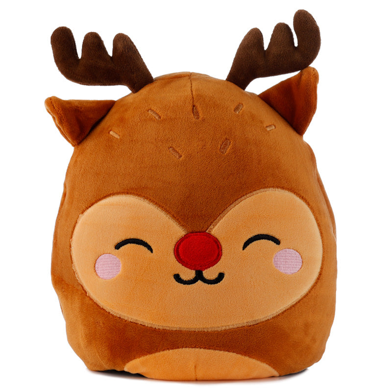 Squidglys Adoramals Christmas Santa & Reindeer Reversible Plush Toy