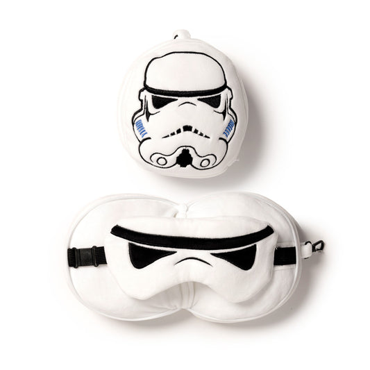 The Original Stormtrooper Relaxeazzz Plush Travel Pillow & Eye Mask Set