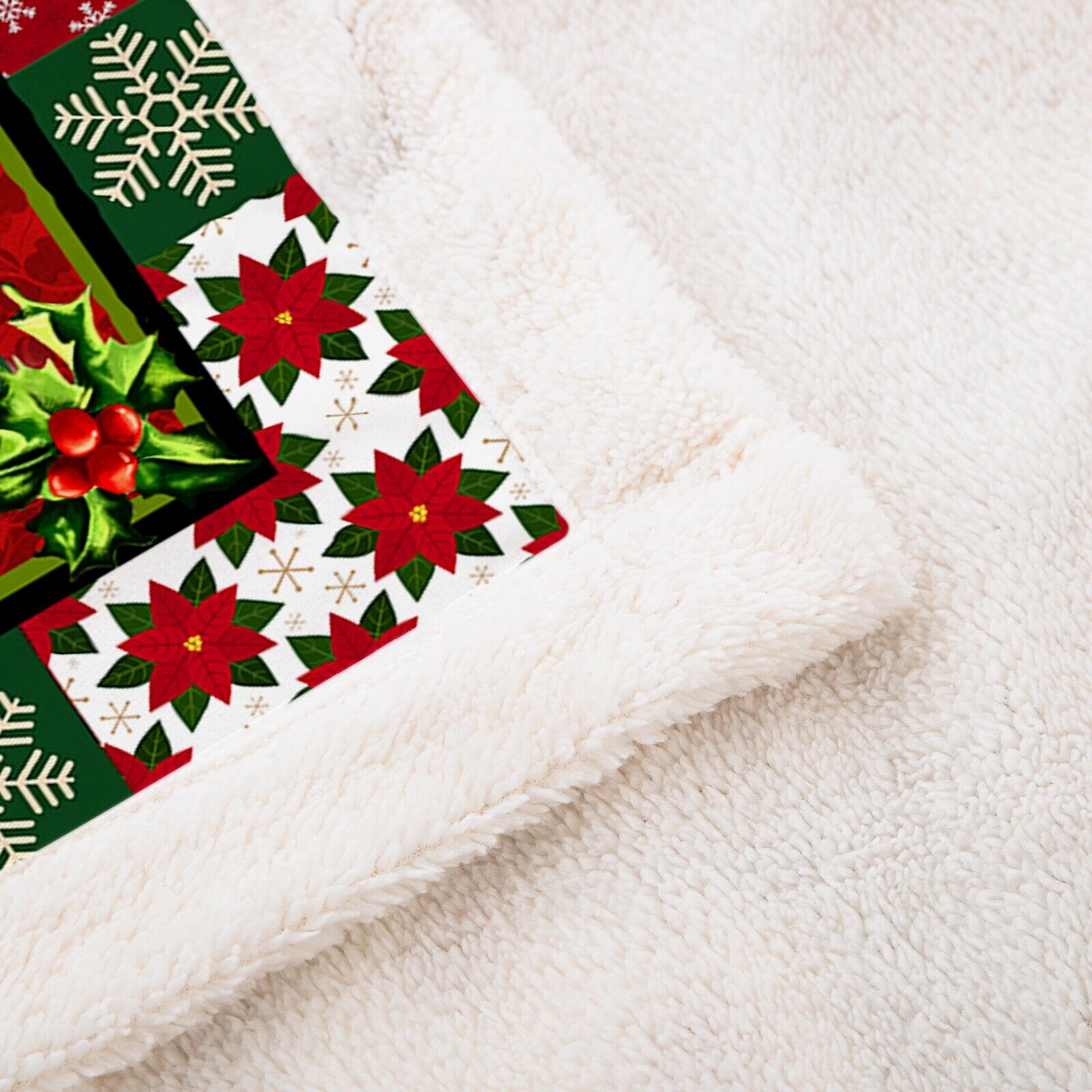Warm Soft Fleece Blanket Throw - Red Merry Christmas Truck Snowman